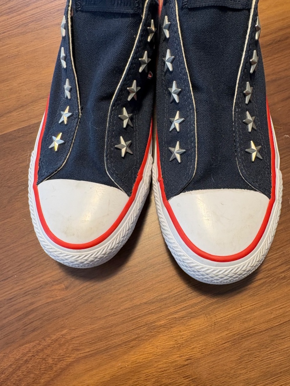 Converse patriotic star sneakers - size 7 - Picture 6 of 10